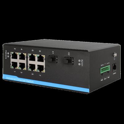 China Telecom 9V 12V 24V 48V Outdoor Mini Din Rail Ethernet Gigabit Managed Industrial Ethernet Network Switch for sale