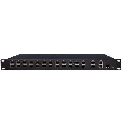 China Communication 24 Port Gigabit Switch 10/100/1000Mbps Fiber Optic Equipment for sale