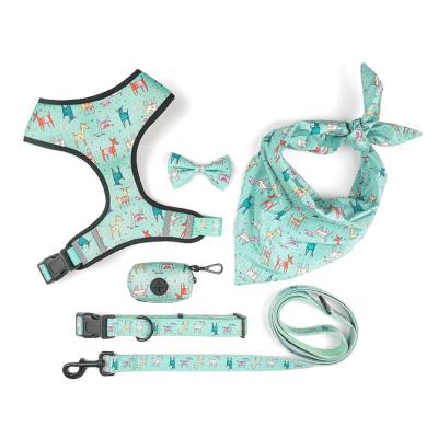 China Amazon Custom Hot Selling Personalized Printing Soft and Comfortable Pet Harness Invests Poop Bag Holder for sale