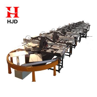 China Wholesale Price Oval Automatic Clothes / T-shirt Screen Printing Machine For Rotary Type Screen Printing Machine for sale