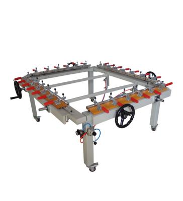 China Chain Wheel Silk Screen Stretching Machine HJD-E4 900*1200*830mm for sale