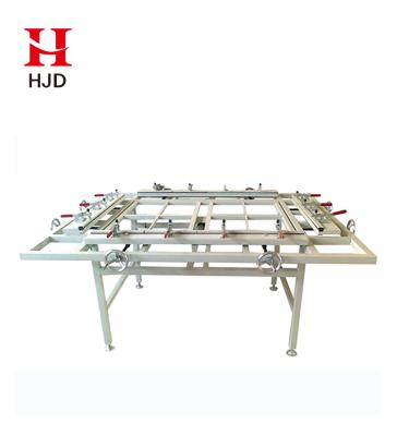 China Stretching Mesh On Screen Frame Manual Silk Screen Stretching Machine Price for sale