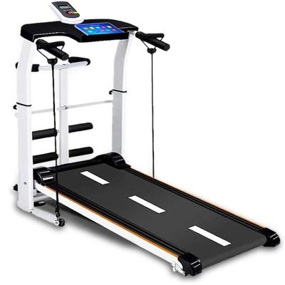 China Mechanical Manual Incline Folding Treadmills Machine 4 In 1 Running Shock Mechanical Suction Rope Supine Twisting Home Treadmill For Walking for sale