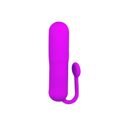 China ABS Silicone Mini Wired Double Bullet Love Egg Vibrator 14 Frequency USB Double Eggs Jumping Vibrator For Women for sale