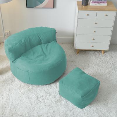 China Removable Cover Wholesale Round Sofa Bean Bag Comfy Japanese Floor Sitting Sofa Bean Bag For Adult for sale