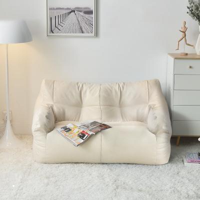 China Removable Cover Minimalist Modern Fiber Velvet Sofa White Lazy Single Chair Casual Luxury Living Room Sofa for sale