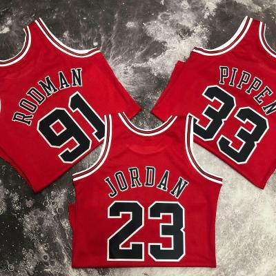 China Anti-Bacterial Wholesale Vintage Basketball Vest US Size Men Breathable MN SW Vintage NBAA Quick Dry Embroidered Basketball Jerseys Shirts for sale