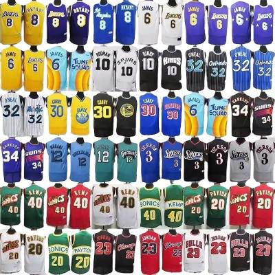 China Anti-Bacterial Top embroidery NBAing Jersey latest basketball Wear design custom basketball uniforms for sale