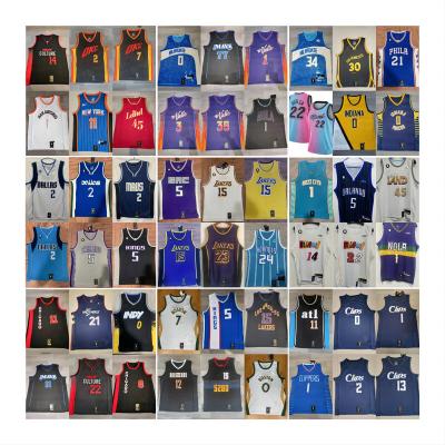 China Anti-Bacterial Custom Men Kids Youth NBAing Jersey Printed Basketball Wear Mesh Blank Basketball Jersey Custom Basketball Uniform for sale