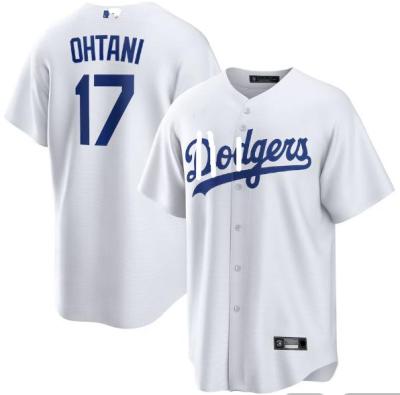 China Anti-Bacterial 2024 New MLBing Jersey Stitched Los Angeles Baseball softball wear OHTANI 17 With All Logo For Men's Baseball Uniform for sale