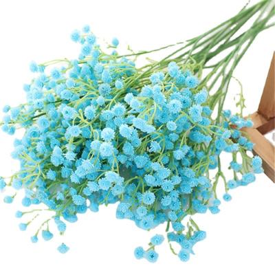 China Beautiful artificial flower FL3002 real touch colorful lifeike wedding decoration artificial babybreath flower for sale