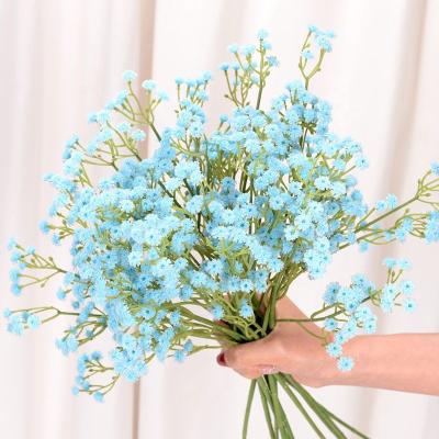 China Beautiful babybreath 108 latex artificial flower FL3004 babybreath flower head real touch wedding decoration colorful artificial lifeike for sale