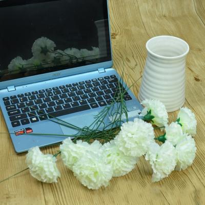 China Simulation Natural Flower Decoration Mother's Day Carnations Artificial Flower Touch FL3603 Carnations for sale