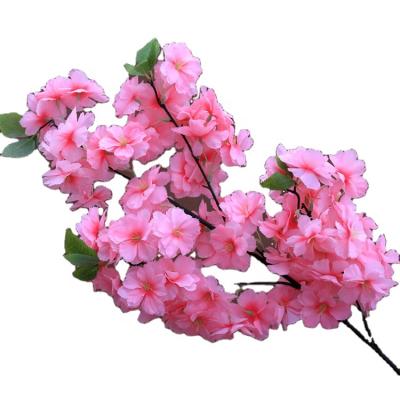 China FL3801 Touch Natural Wholesale Hot Sale Cheap Pink Artificial Flower Cherry Blossom For Hotel Wedding Decor for sale