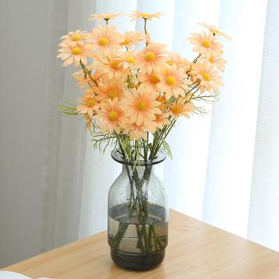 China Contact FL4001 Natural hot sale high quality simulation flowers coreopsis artificial flower chrysanthemum for home decor wedding for sale