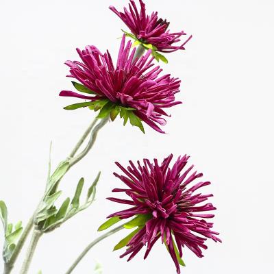 China Natural Hot Sale Chrysanthemum Home Simulation Flower Custom Touch FL4006 Artificial Flower Wedding Decoration Flower for sale