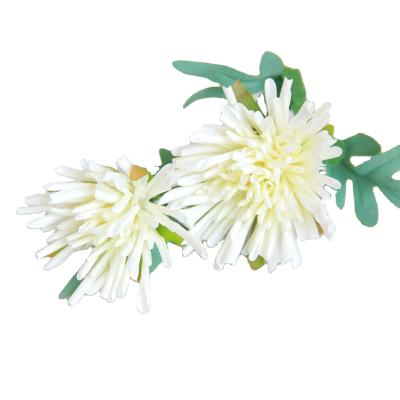 China FL4007 Natural Wholesale Artificial Touch Plant Real Touch Chrysanthemum Dandelion Flowers For Home Wedding Decor for sale