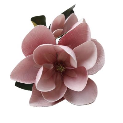 China Touch FL5002 Selling Natural Artificial Flowers High Grade High Grade Magnolia Decorative Flower For Home Decoration Wedding for sale