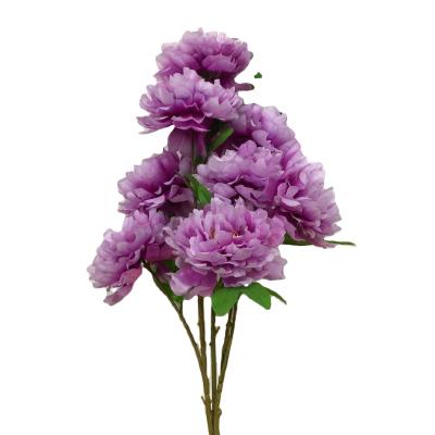 China BQ2003 Natural Wholesale Real Touch Artificial Flower Peony Flower Big Bouquets For Wedding Decoration for sale