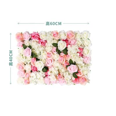 China Factory Wholesale Natural Touch FW1003 Real Peony Silk Flower Wall For Wedding Rose Wall For Rose Wall for sale