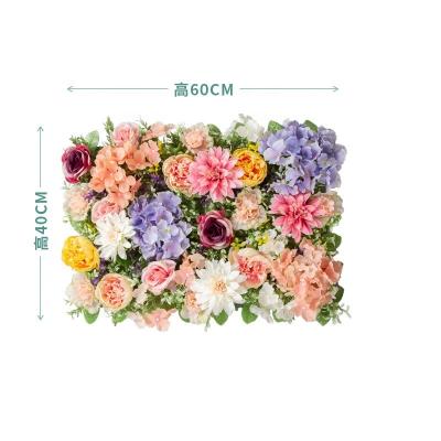 China Real Touch FW1001 Factory Direct Sale Natural Cheap Artificial Flower Wall For Wedding Decoration for sale