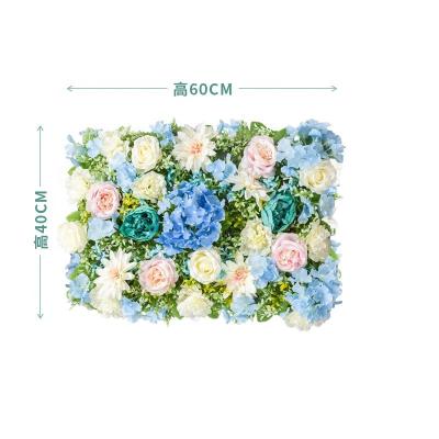 China Real Natural Touch FW1001 Customizable Artificial Rose Flower Wall For Wedding Decoration for sale