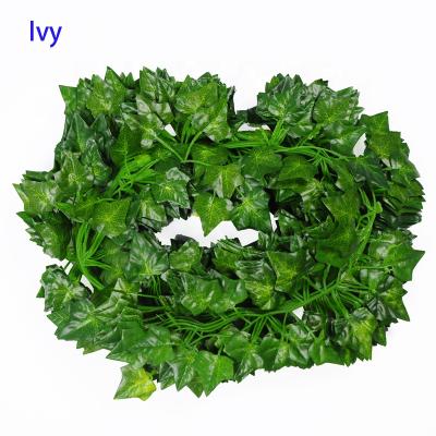 China Beautiful Artificial Flower PV1001 Green Plant Ivy Vine Foliage Leaf Decorative Touch Decorative Leaves Wholesale Colorful Wedding Artificial Decor Real for sale