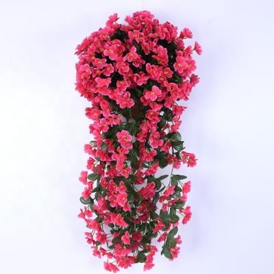 China Beautiful Colorful Simulation Artificial Flower FV1001 Violet Artificial Flower Party Decoration Valentine's Day Wedding Mounted Wall Hanging Basket Flower Orchid for sale