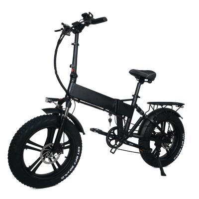 China 20 IncE-Bikes Electric Bicycle Rear Drive Aluminum Alloy Mountain Bike Door-to-Door Folding Ebike Max Power 15Ah Battery E-Bikes 45km for sale