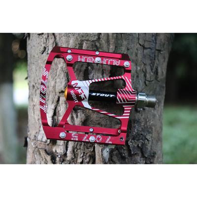 China Mountain Bikes Sealed Bearing Bicycle Flat Pedal Ultralight Aluminum CNC Pedals For MTB Road Cycling for sale