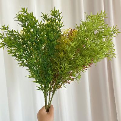 China Artificial Plant Branch Quack Grass Long Silk Green Fake Branches For Wedding Home Decor for sale