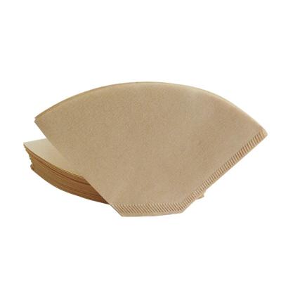 China Nahrungsmittelgrad-natürlicher Kegel formen Kaffee-Filterpapier für 1 - 4 Schale zu verkaufen