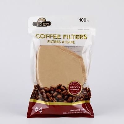 China La madera de la Virgen reduce a la persona a pulpa 2-4 que el goteo del café de V60 filtro el bolso modificado para requisitos particulares del papel en venta