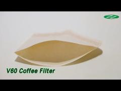 Food Grade V60 Coffee Filter No Bleached Pure Taste For Daily