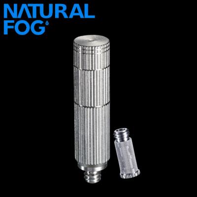 China Taiwan Natural Mist Anti Drip Temperature Control Stainless Steel Cooling Mist Spray Nozzle for sale