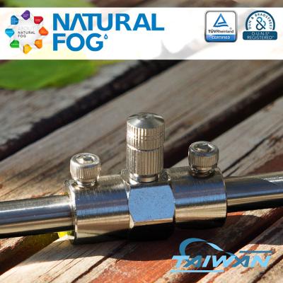 China 1000PSI Natural Fog Mist Nozzle Cooling Screw High Pressure Fogging Fittings for sale