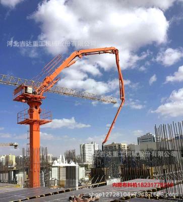 China Building material shops self-climbing 33m concrete placing concrete dispenser Boom 28m 32m lift-fixed concrete placing boom/concrete placing for sale