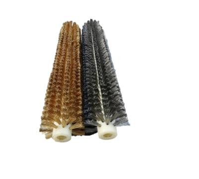 China High Efficiency Durable Powerful Metal Roller Polishing Brushes for sale