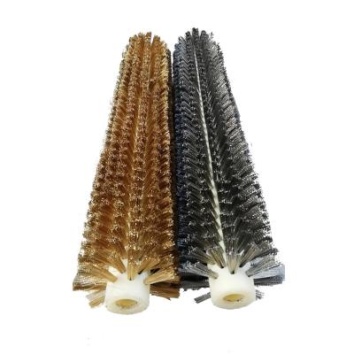 China Factory Direct High Quality Polishing Brush Steel Wire Brush POLISHING Roll for sale