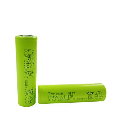 China Toys Customized Cylindrical Charging 2000 Cells 3.7V Mah Lithium 18650 Battery Pack Rechargeable Battery for sale