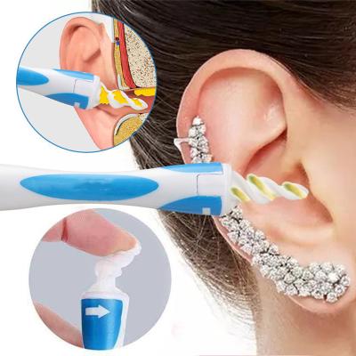 China 2022 Health Soft Spiral Tool Household Ear Cleaner Silicone Ear Spoon Tool Kit Care Ear Wax Cleaning Removal for sale