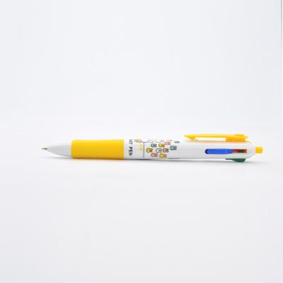 China Promotional Pen Multicolor Plastic Retractable Jumbo Pen With Logo for sale