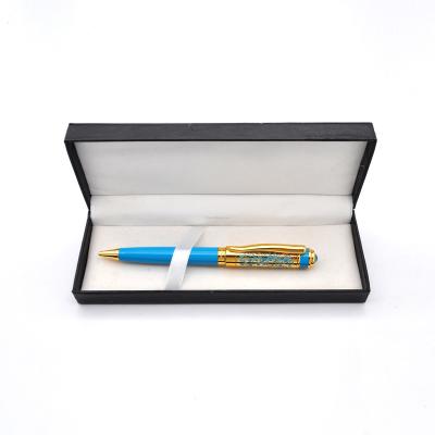 China Promotional Pen Metal Ballpoint Pen Set With Logo With Box for sale