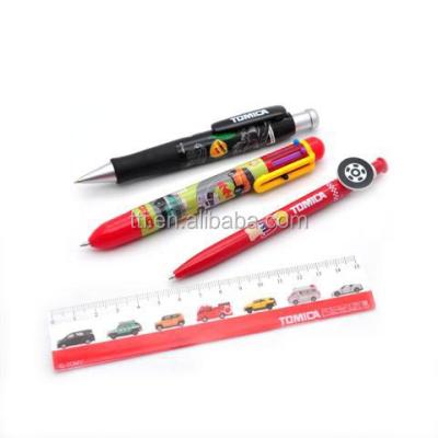 China Wholesale Promotional Pen Goods Stationery Set Ruler Pencil Sharpener Sticker for sale