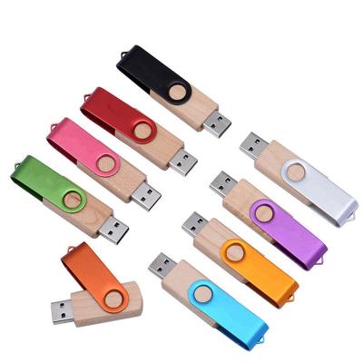 China 2021 best selling wood swivel amazon wood usb 2gb 4gb 8gb 16gb 32gb 64gb 128gb 256gb 512gb, swivel wooden usb flash, wooden swivel usb for sale