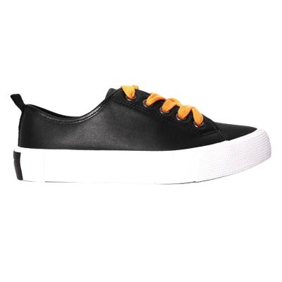 China Factory price waterproof cheap kids matte black pu leather upper unique rubber casual walking sneakers running sports shoes for boys for sale