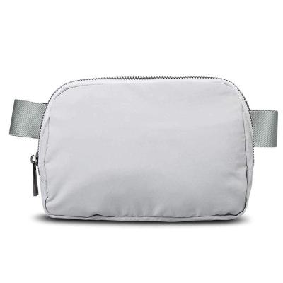 China Men Woman Does Not Waterproof Nylon Small Bum Hip Waist Fanny Pack Running Cross - Body Belt Bag All Over for sale