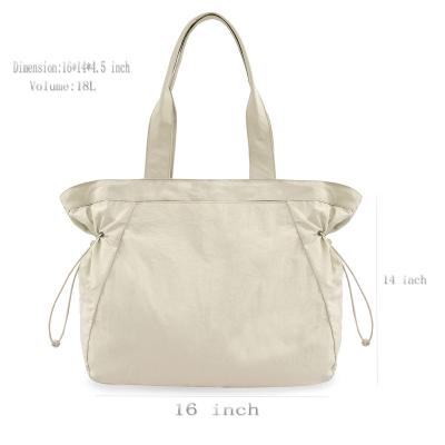 China Fashion Large Canvas Handle Bag Men Women High Capacity Canvas Lady Shoulder Bags Tote Bag for sale