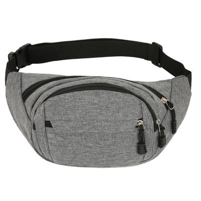 China Multifunctional Canvas Large Capacity NO Men's Sports Running Cross-body Bag Waterproof Wear-resistant Fanny Pack for sale