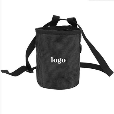 China New 2021 Wide Opening Wear-resistant Outdoor Climbing Rope Bag Climbing Bag Custom Made Premium Popular Anti-theft Chalk Bag for sale